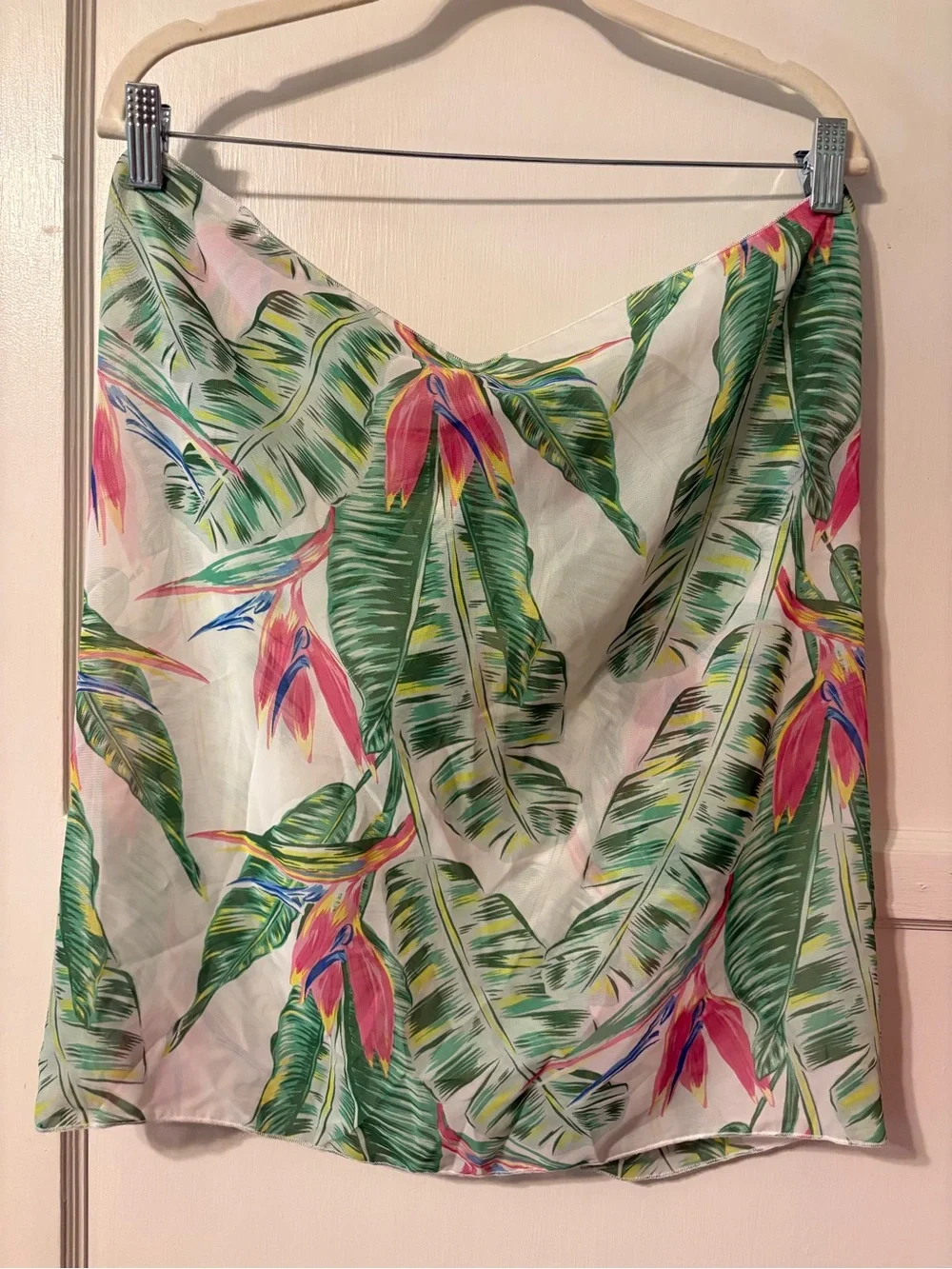 TiniBikini tropical bird of paradise swim cover-up